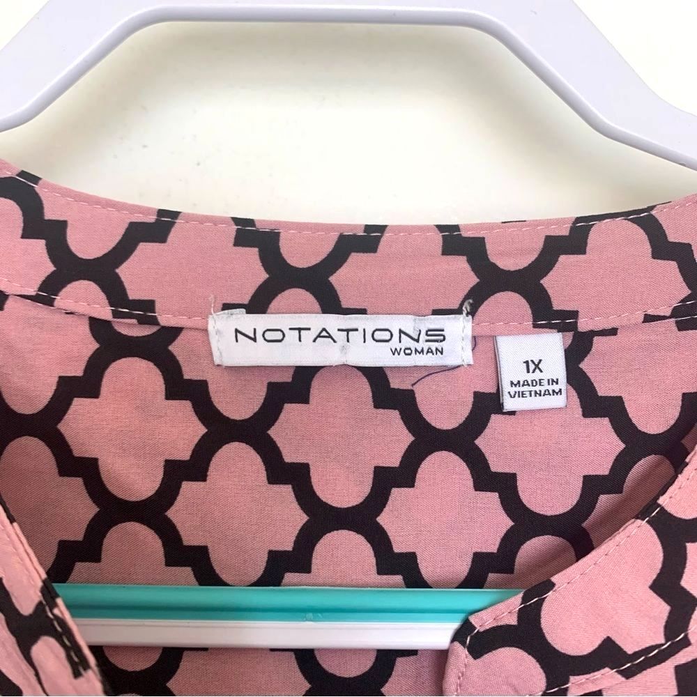 Notations Lightweight Geometric Pattern Plus Size… - image 2